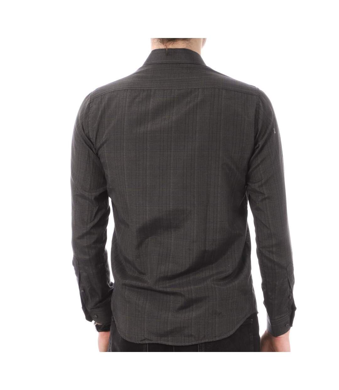 Chemise noir/kaki homme saint-hilaire 204 - xl-2