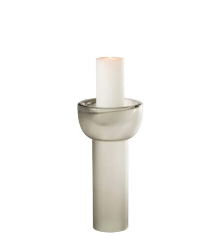Vase Chandelier en Verre Yoko 32cm Grège