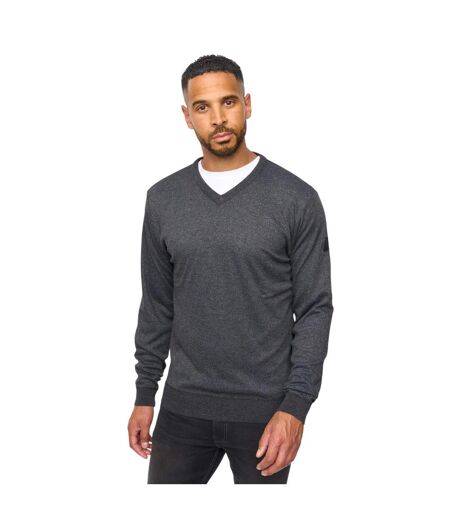 Pull Tinworth Homme Noir Chiné Bewley & Ritch