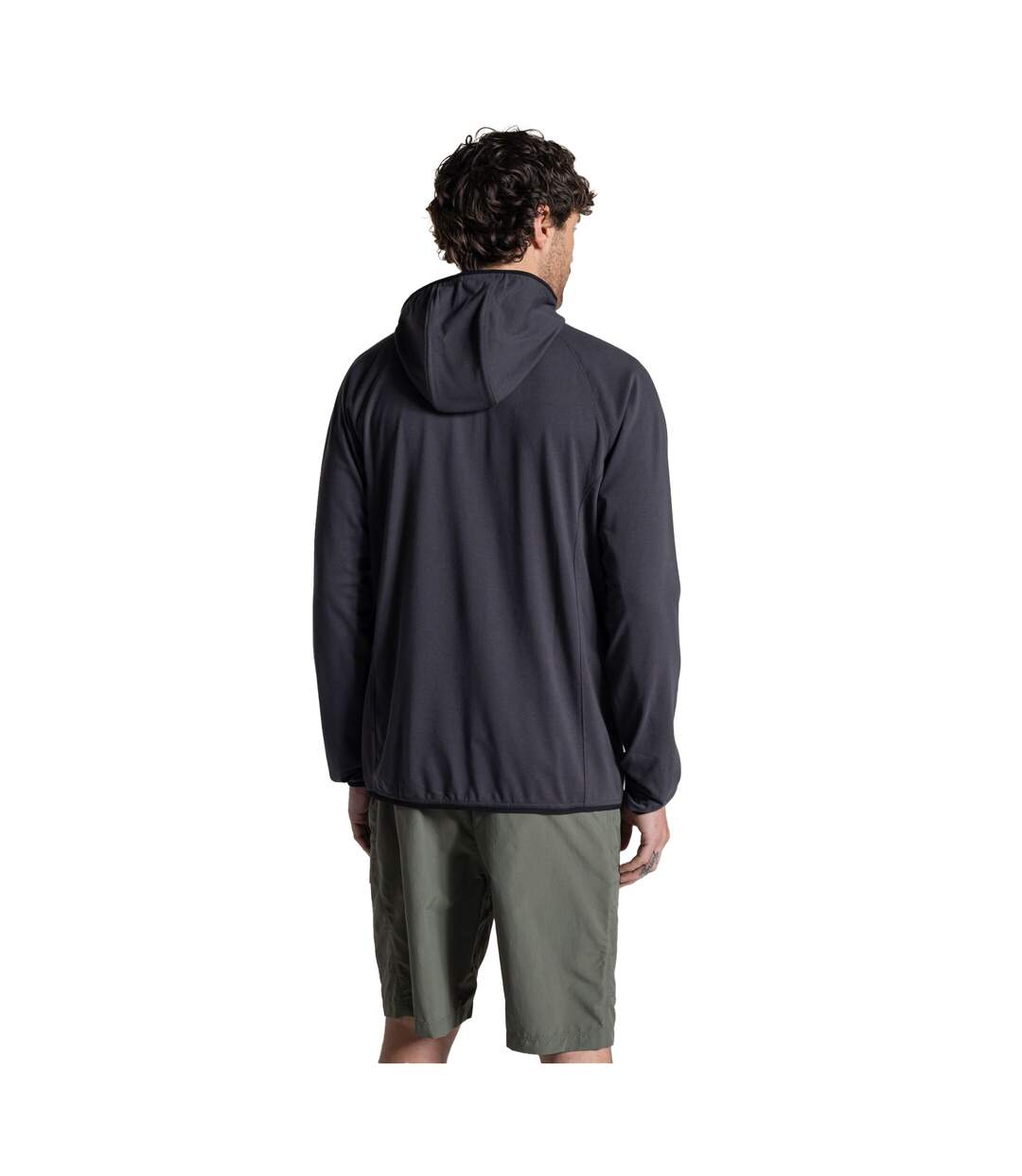 Mens Nadim Nosilife Hooded Jacket Dark Iron Craghoppers-3