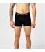 Pack Of 3  Mens Boxer Shorts  Black White Grey Ralph Lauren-2