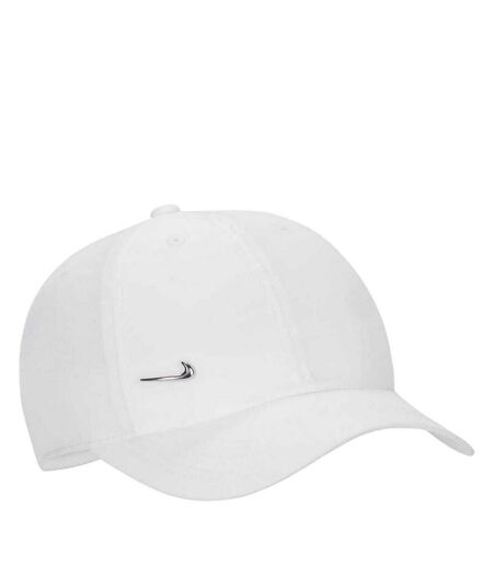 Childrens/kids Swoosh Cap White Nike