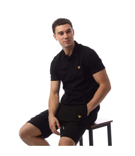 Polo Manches Courtes Motif/style Sports Homme Noir Lyle & Scott
