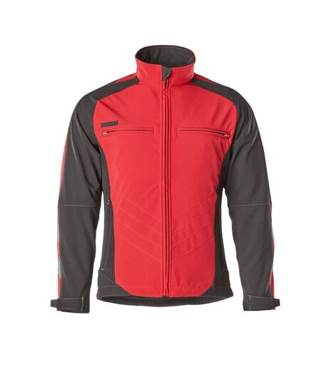 Veste Softshell Unique Dresden Homme Rouge Noir Mascot