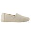 Womens/ladies Alpargata Classic Espadrilles Cream Toms-3