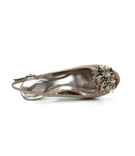 Escarpins Sabrina Femme Taupe Lunar
