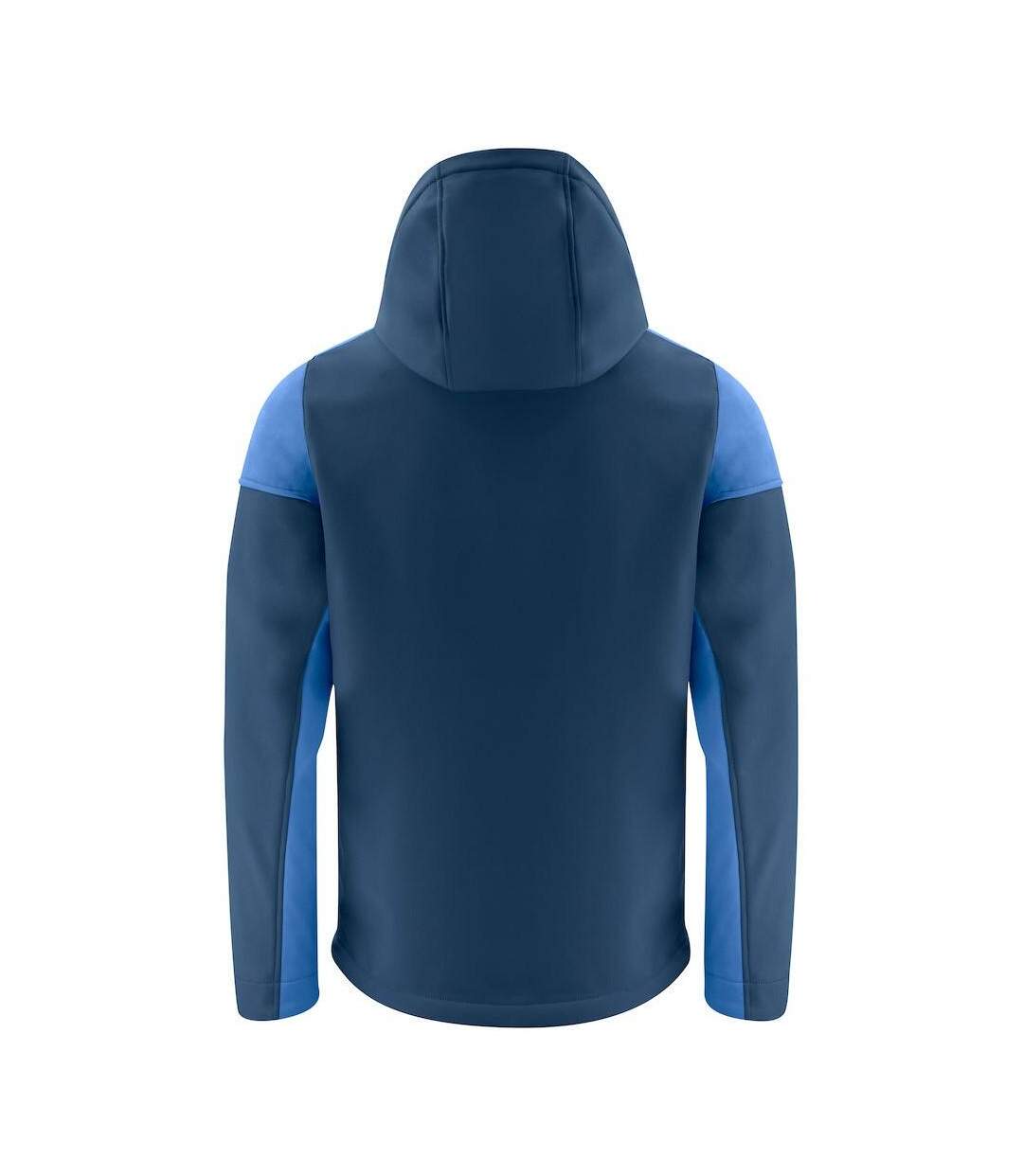 Mens Prime Soft Shell Jacket Navy Cobalt Blue Printer-2