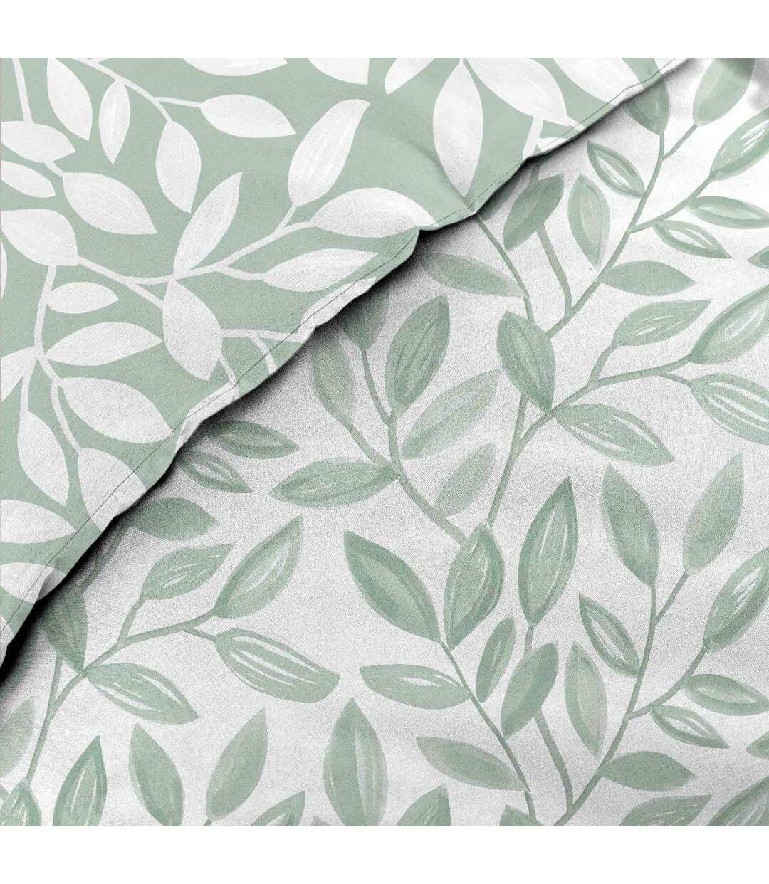 Parure de Lit Réversible 3 Pièces Sequoia 240x220cm Vert-4