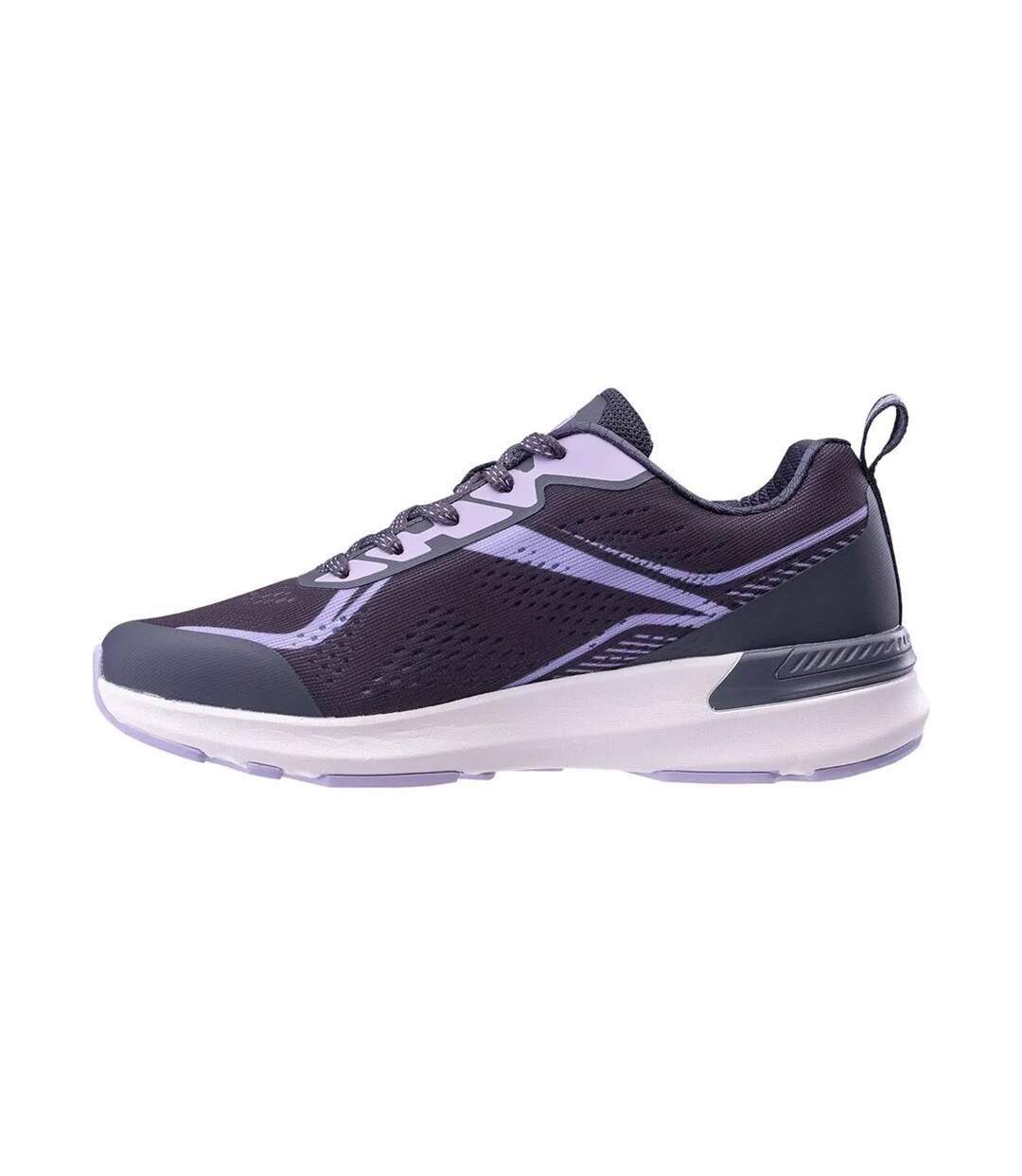 Baskets Multino Femme Anthracite Lilas Pastel IQ-2