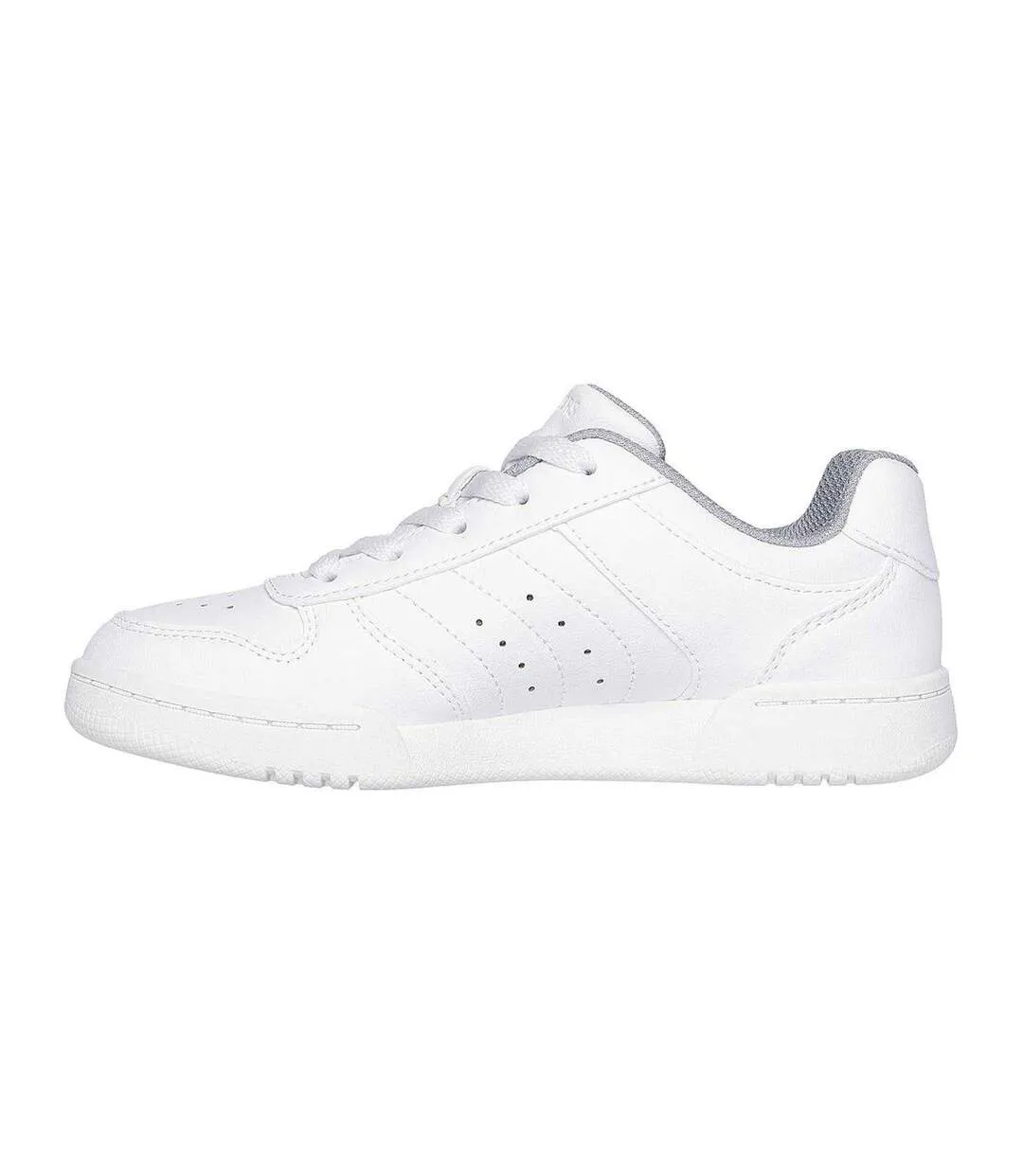 Chaussures Q Street Homme Blanc Skechers-2
