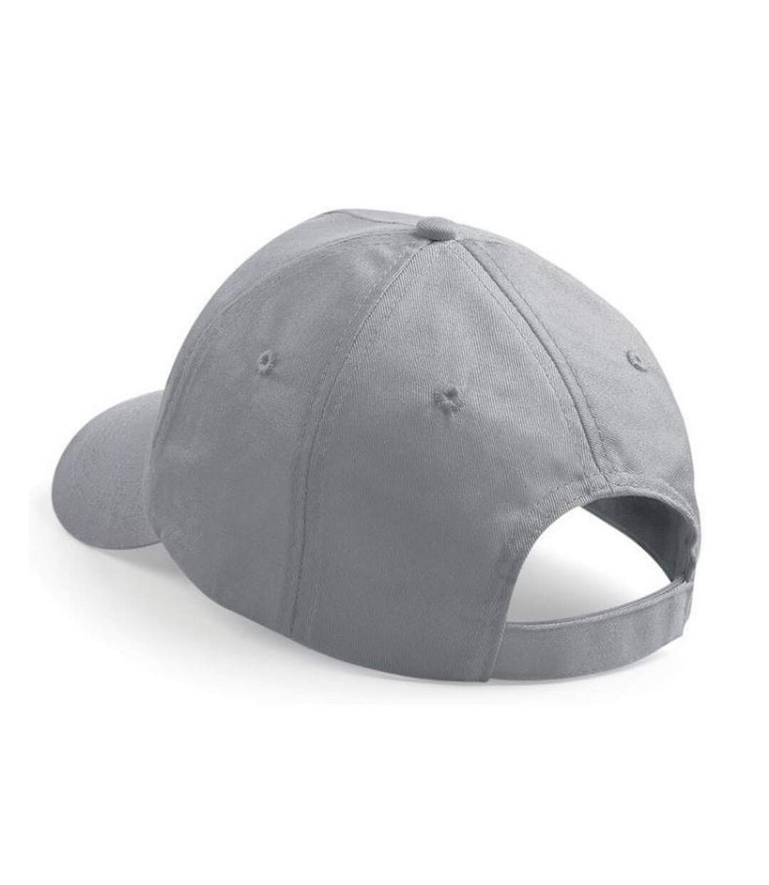 Casquette baseball adulte unisexe gris clair Beechfield-2