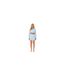 Chemise Manches Longues Motif/style À Rayures Femme Bleu Missy Empire-1