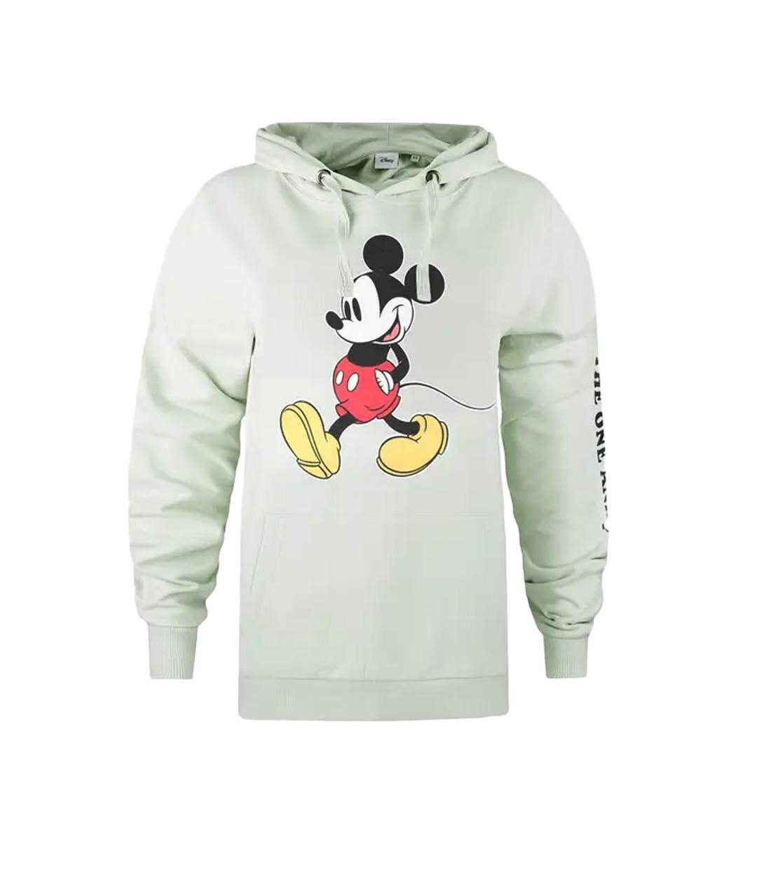 Sweat à capuche vert femme disney mickey one & only-2