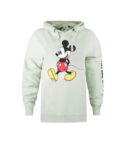 Sweat à capuche vert femme disney mickey one & only