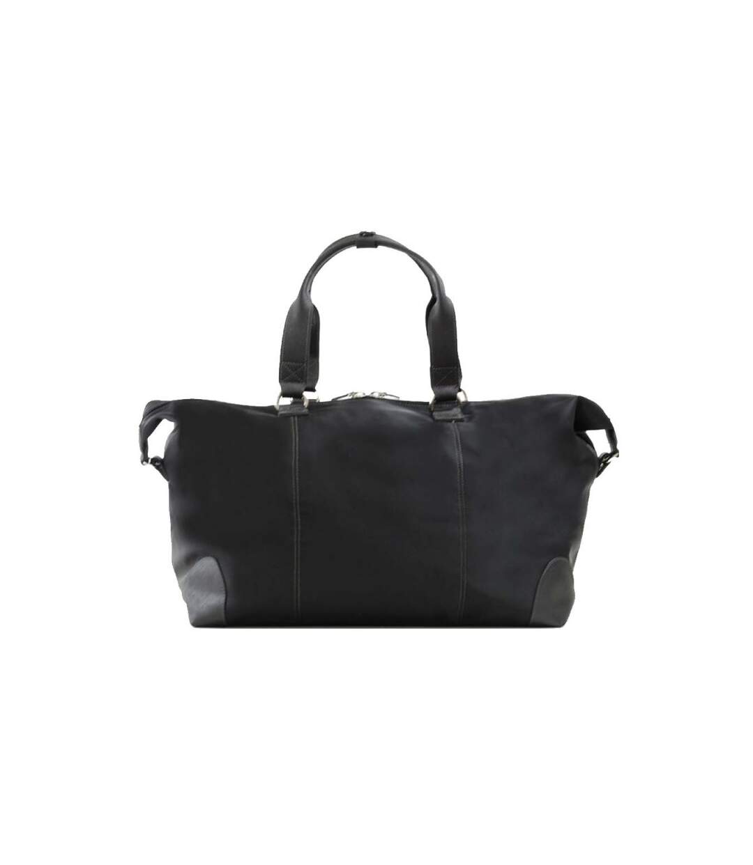 Katana - Sac week-end nylon et cuir - noir - 5233-3