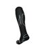 Chaussettes Hauteur Genoux Motif/style Logo Femme Noir Tempish-2