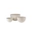 Lot de 3 Cache-Pots Céramique Roda 59cm Blanc