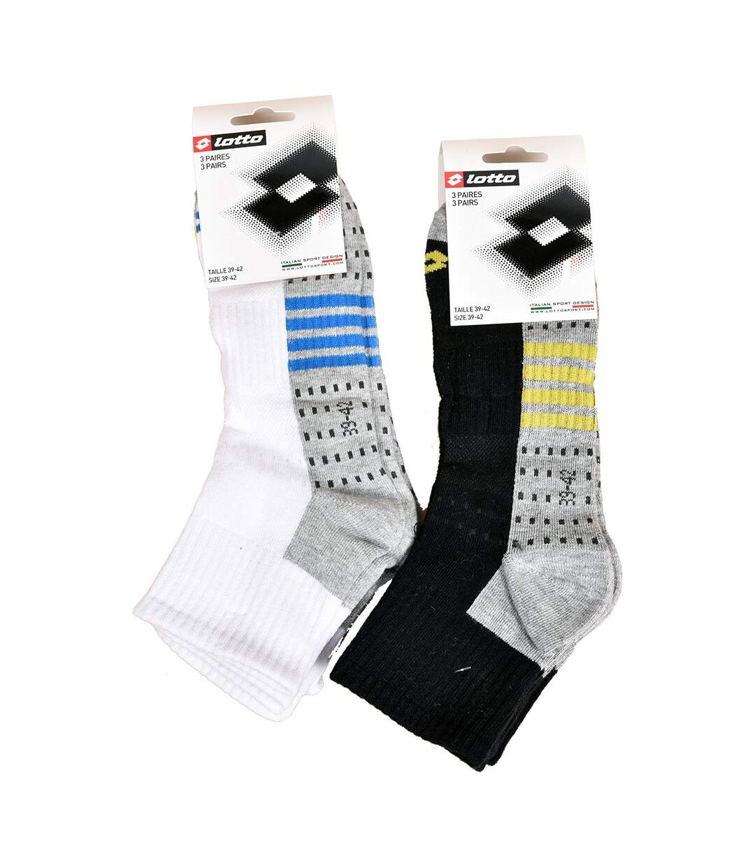 Chaussettes homme LOTTO Socquettes Pack de 12 Paires Surprise