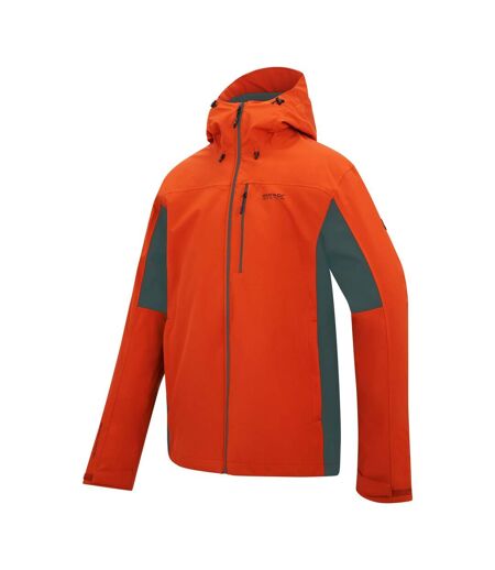 Veste Imperméable Birchdale Homme Orage Foncé Rouge Orangé Regatta