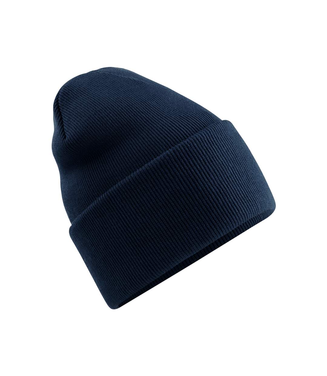 Bonnet À Revers Original Adulte Bleu Marine Français Beechfield-2