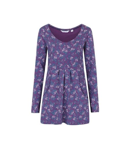Tunique Motif/style Floral Femme Violet Lazy Jacks