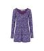 Tunique Motif/style Floral Femme Violet Lazy Jacks-2