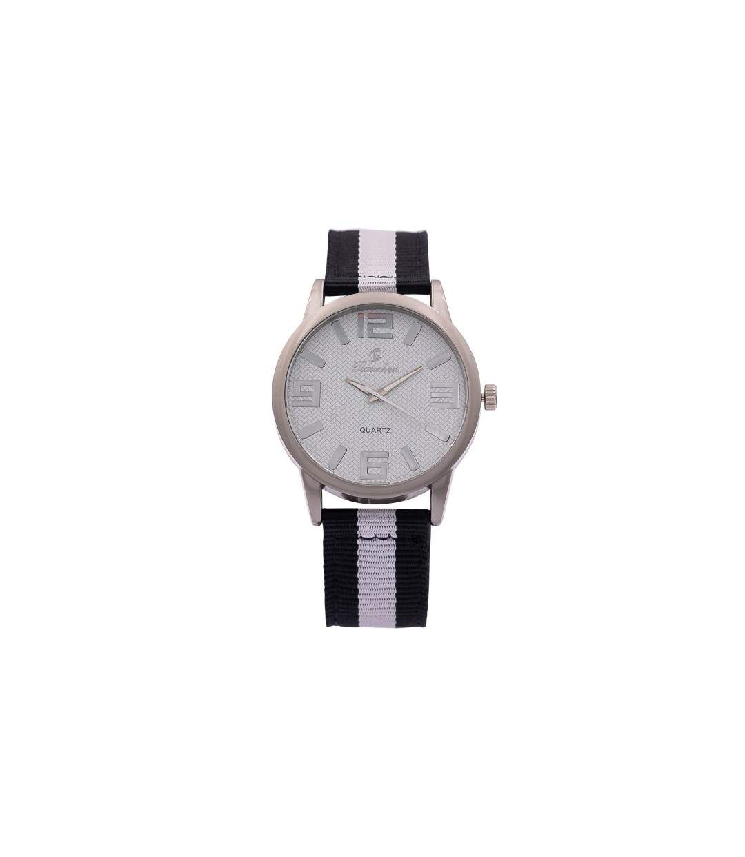 Montre Homme en Tissu Noir CHTIME