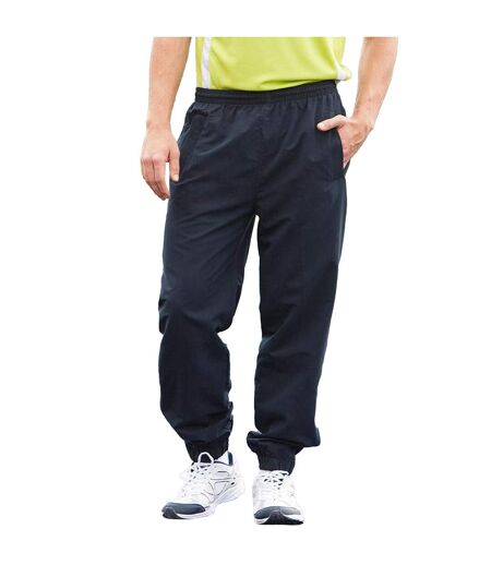 Tombo Teamsport Mens Sports Lined Tracksuit Bottoms / Jog Pants (Navy) - UTRW1528