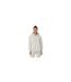 Veste À Capuche Femme Blanc Cassé Chiné USA-1