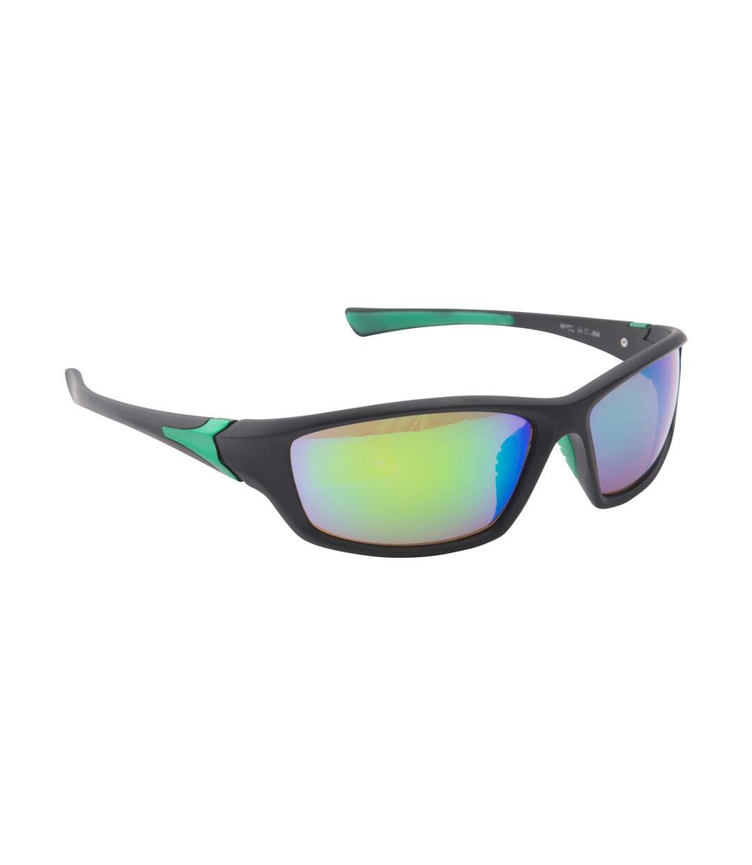 Unisex adult hayman sunglasses one size black/green Mountain Warehouse-1