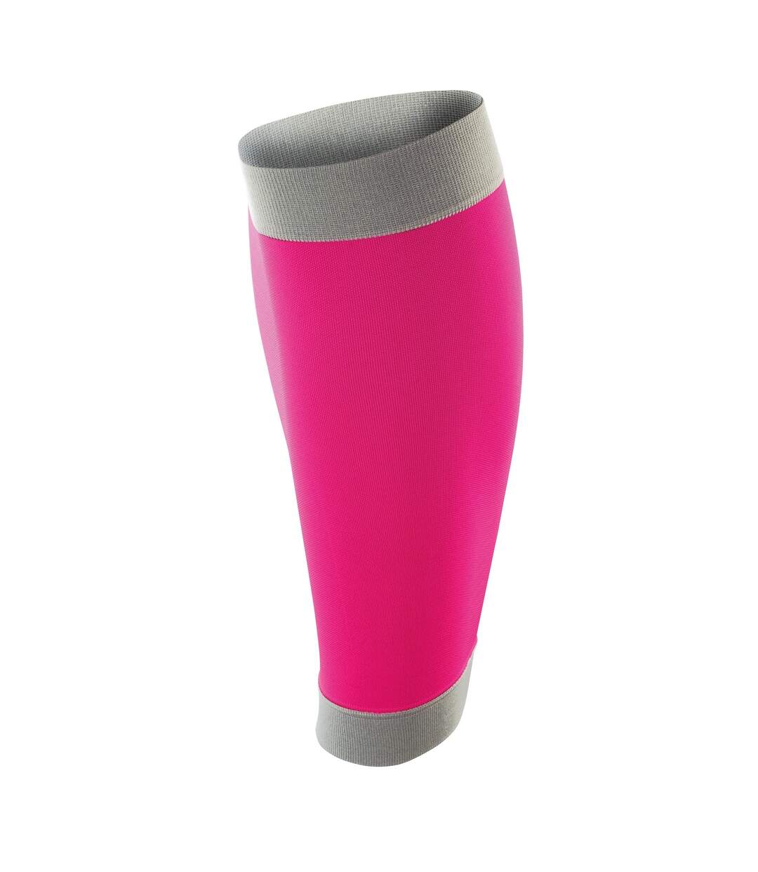 Spiro Adult Unisex Contrast Compression Calf Guards (Pink/Grey) - UTRW5295-1