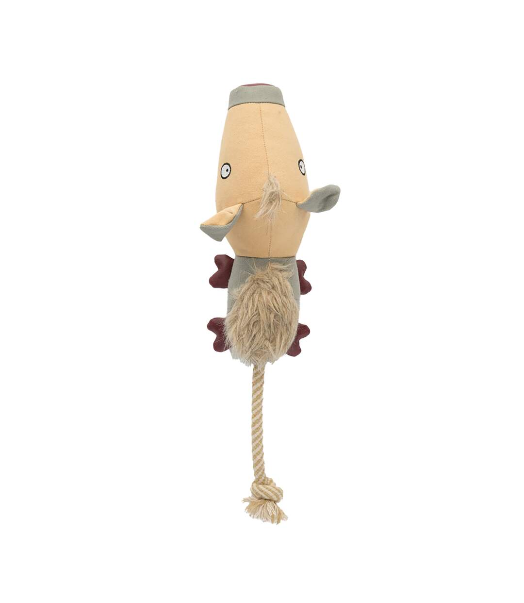Pattie the pig plush dog toy 16in brown/grey Danish Design-1
