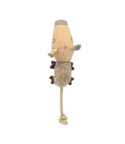 Pattie the pig plush dog toy 16in brown/grey Danish Design