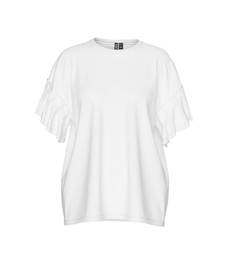 T-shirt blanc femme pieces skylar