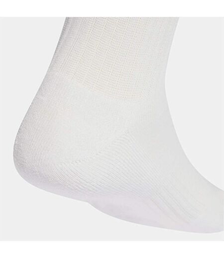 Pack Of 3  Unisex Adult Essential Cushioned Crew Socks  White Adidas