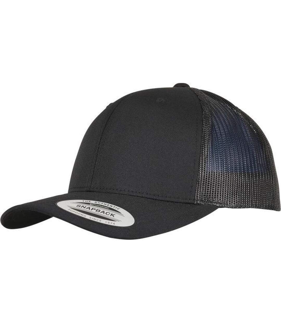Casquette trucker noir Flexfit-3