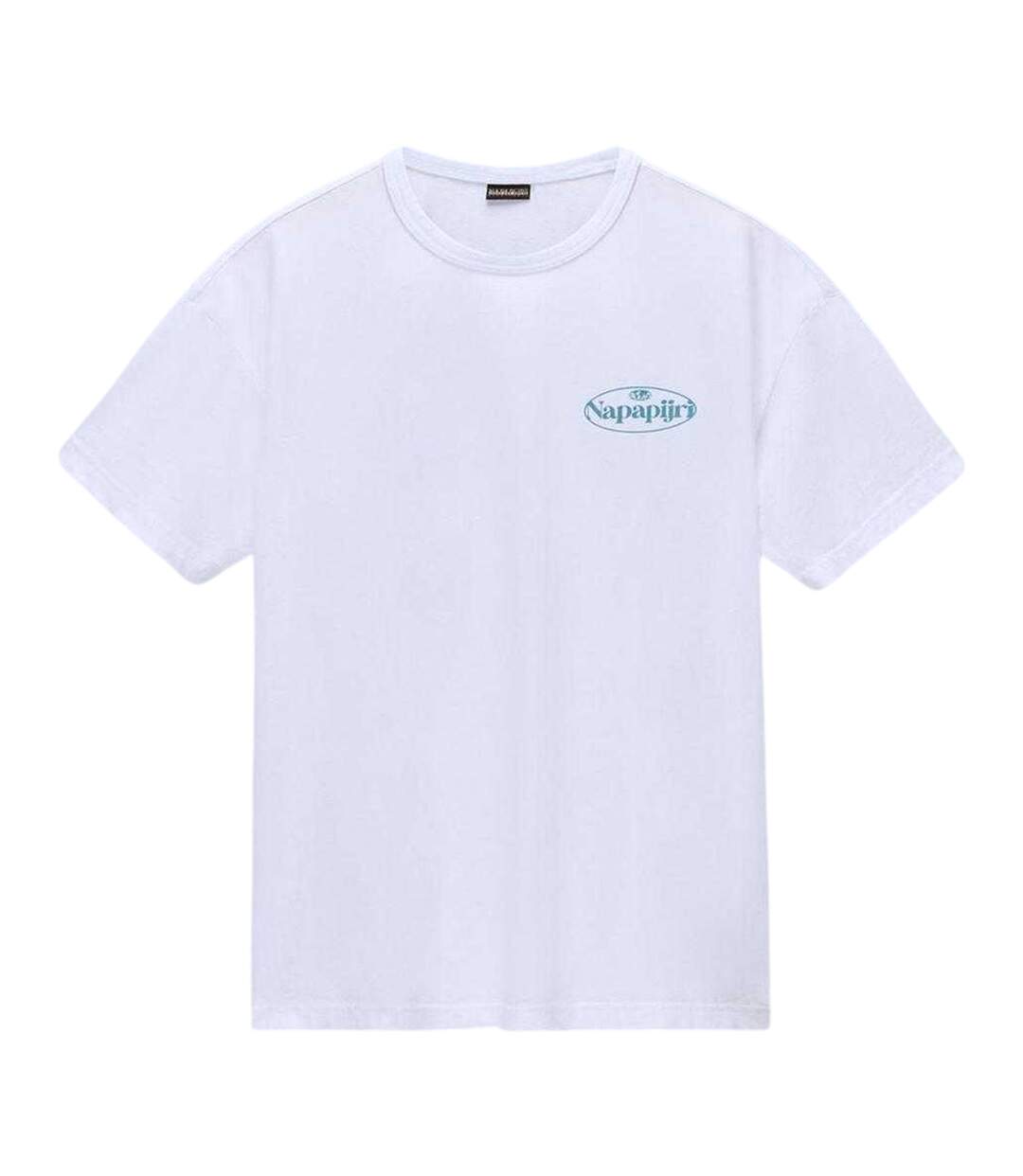 T-shirt Motif/style Graphique Homme Blanc Napapijri-2