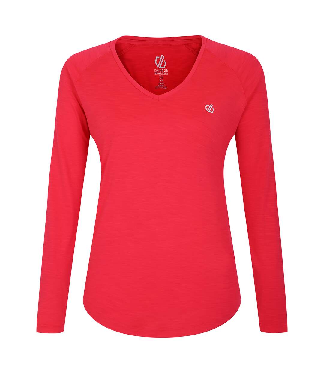 T-shirt De Sport Discern Femme Rose Néon Dare 2B-1