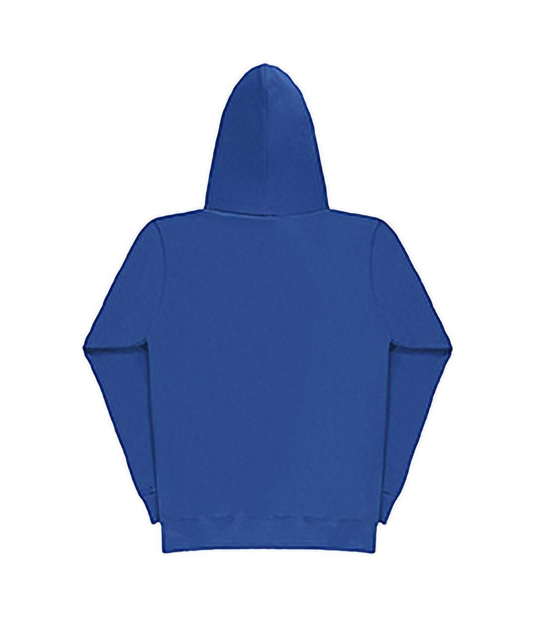 Sweatshirt Uni À Capuche Et Fermeture Zippée Femme Bleu Royal SG-2