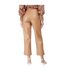 Womens/ladies Leather Trousers Camel Little Mistress-3