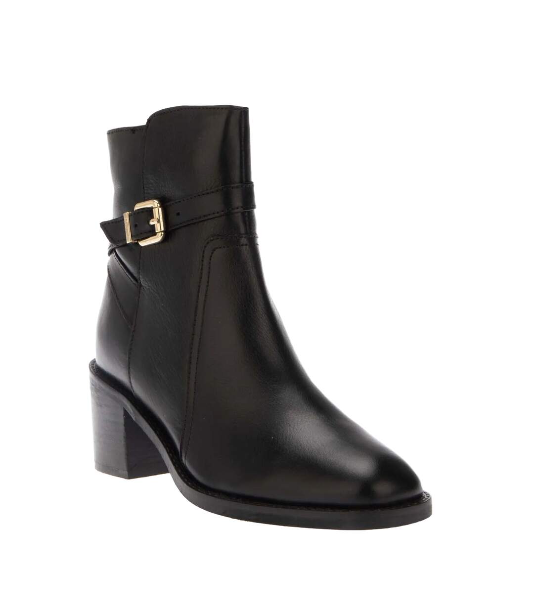 Bottines plotto femme noir Dune London-1