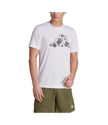 T-shirt Style Graphique Train Essentials Seasonal Homme Blanc Adidas