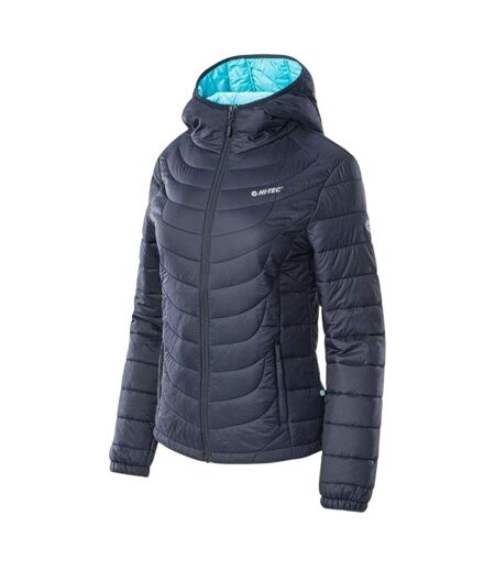 Doudoune Motif/style Matelassé Nahia Femme Bleu Marine Foncé Hi-Tec