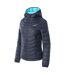 Doudoune Motif/style Matelassé Nahia Femme Bleu Marine Foncé Hi-Tec-4