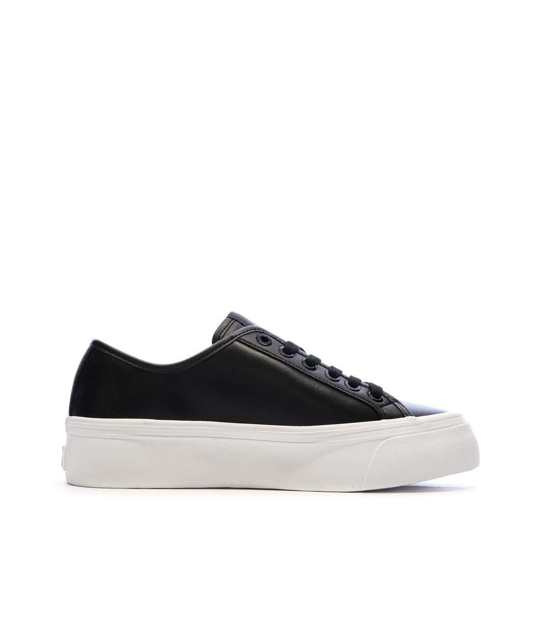 Baskets noir femme calvin klein jeans low pro cups-2