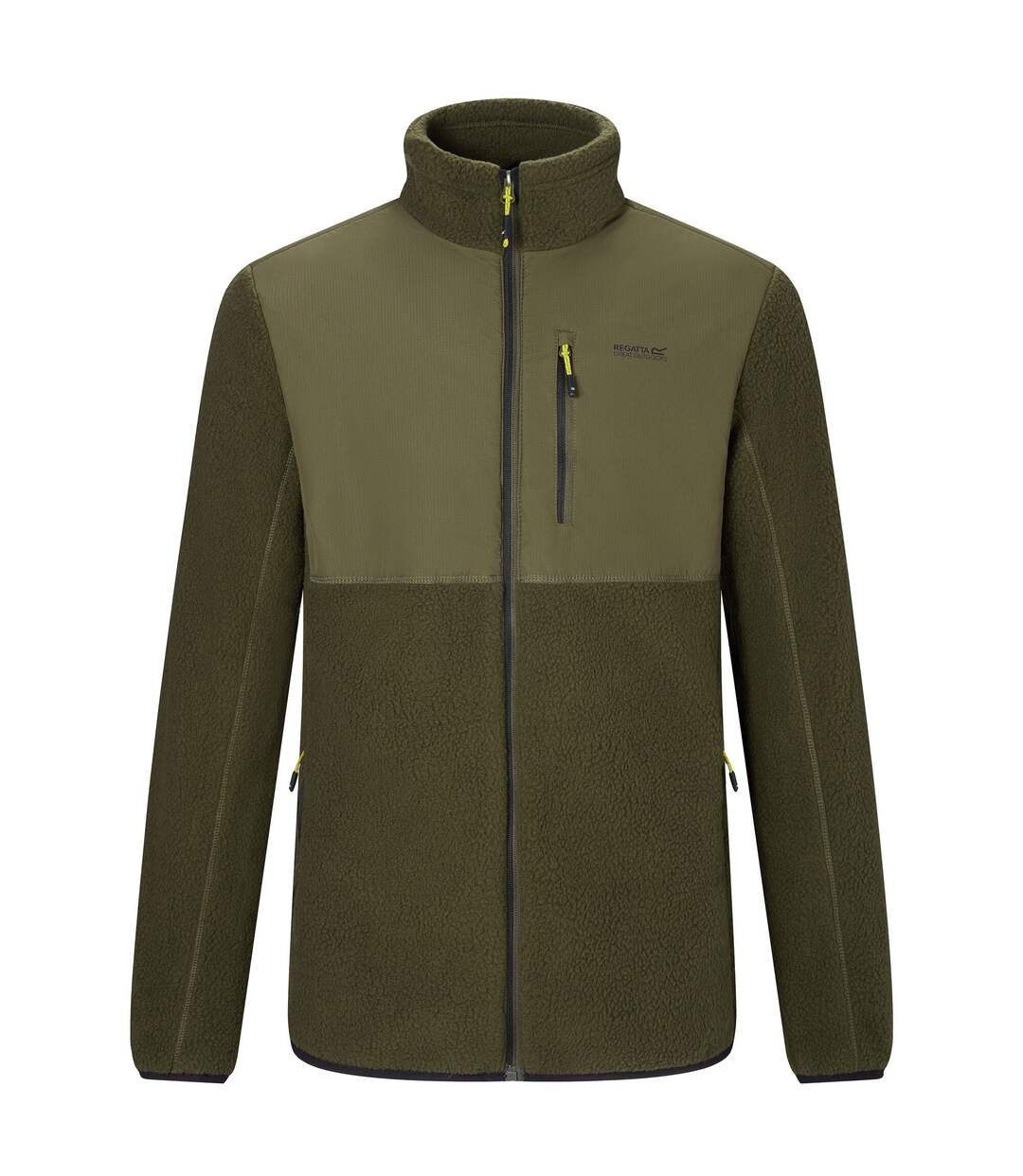 Veste Polaire Morran Homme Kaki Foncé Regatta-2