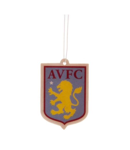 Aston Villa FC Désodorisant Crest (Rouge bordeaux/jaune/bleu) (One Size) - UTSG19883