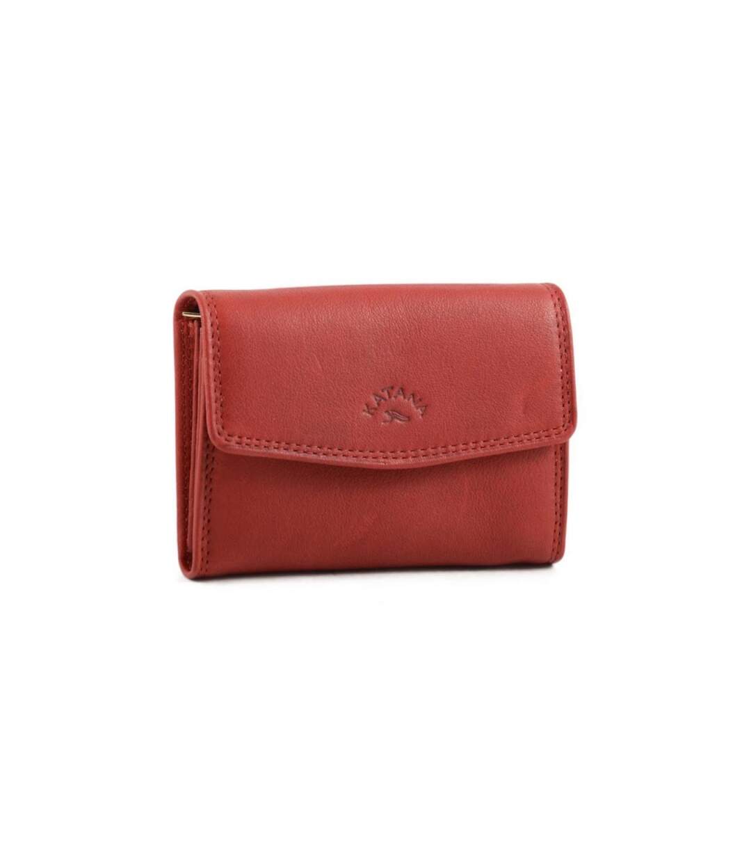 Katana - Porte-monnaie multifonctions en cuir - rouge - 9118-1