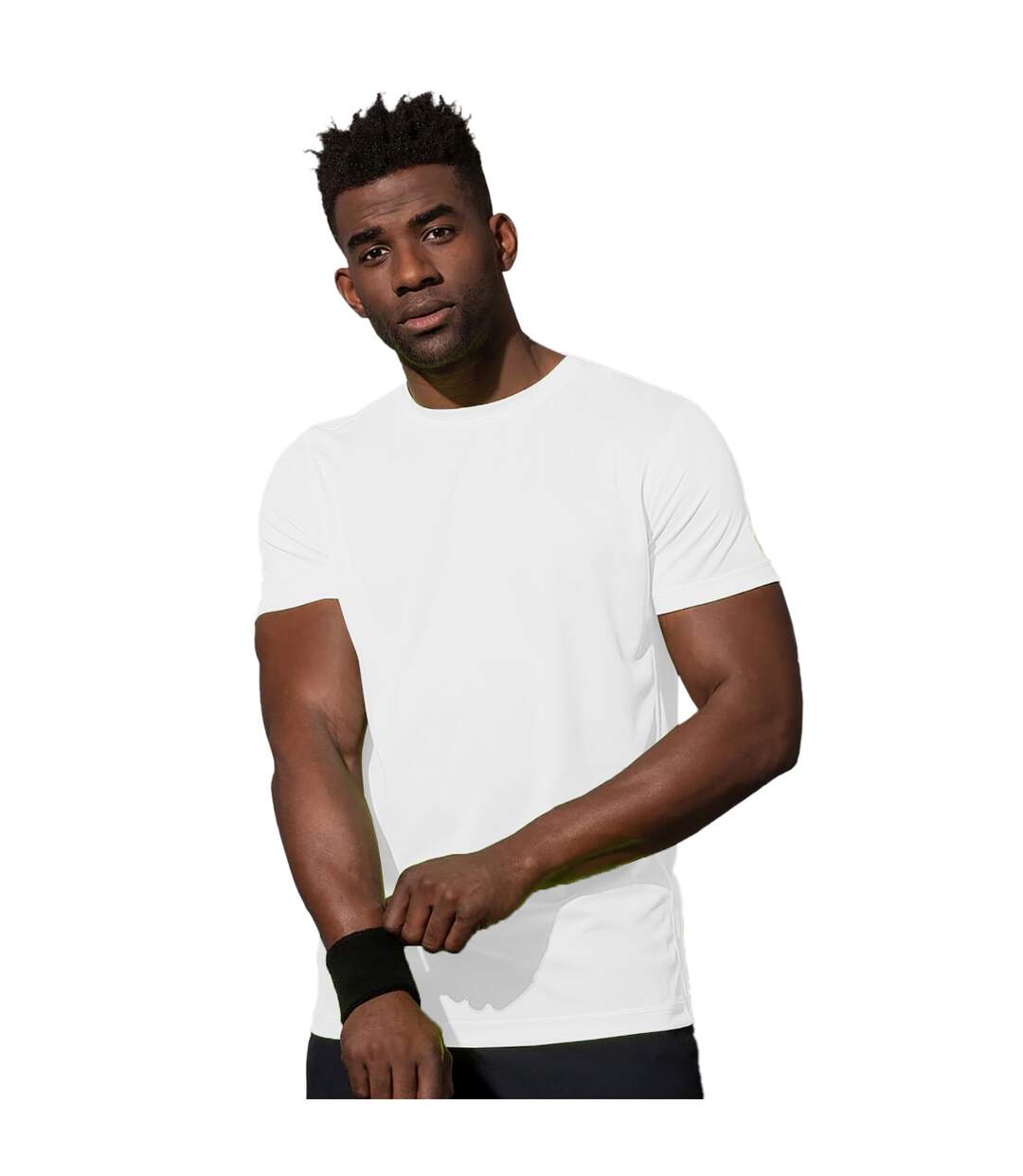 Stedman Mens Set In Mesh T-Shirt (White)