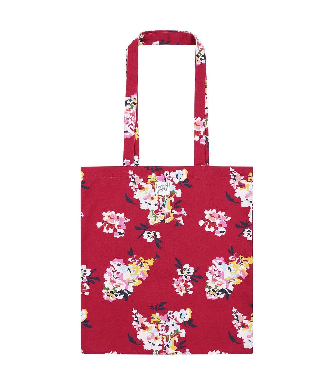 Tote Bag Motif/style Fleurs Sauvages Taille Unique Rouge Lazy Jacks-1